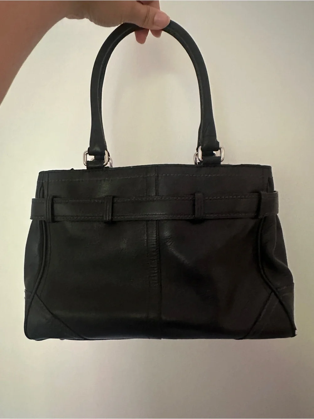Coach Hampton Black Leather bag